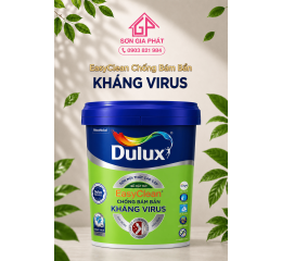 Dulux EasyClean Chống Bám Bẩn Kháng Virus – Bề Mặt Mờ E016M