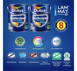 Dulux Weathershield Bề Mặt Bóng