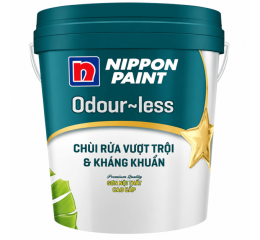 Nippon Paint Odour-less Chùi Rửa Vượt Trội & Kháng Khuẩn