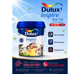 Dulux Inspire Ngoại Thất Sắc Màu Bền Đẹp Bề Mặt Mờ- Z98