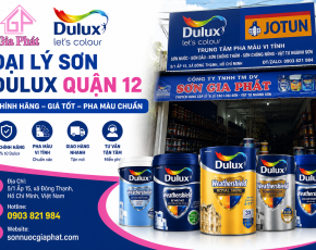 Đại Lý Sơn Dulux Quận 12 Chính Hãng – Giá Tốt, Pha Màu Chuẩn, Giao Hàng Nhanh