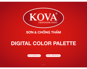 BẢNG MÀU KOVA