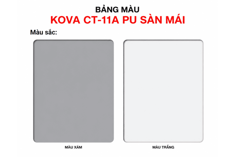 Chất chống thấm KOVA CT-11A PU Sàn mái