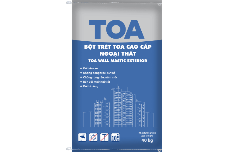 Bột trét TOA Cao Cấp Ngoại Thất