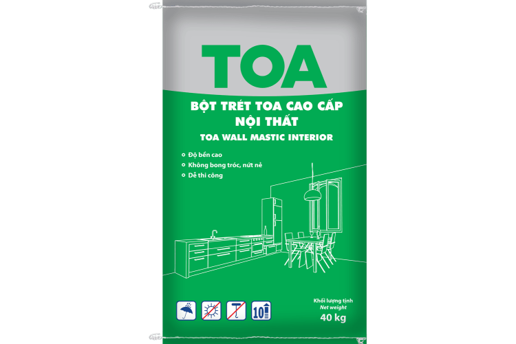 Bột Trét TOA Cao Cấp Nội Thất