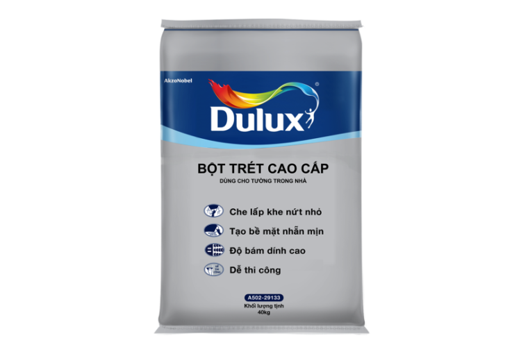 BỘT TRÉT TƯỜNG CAO CẤP TRONG NHÀ DULUX B347- 40KG