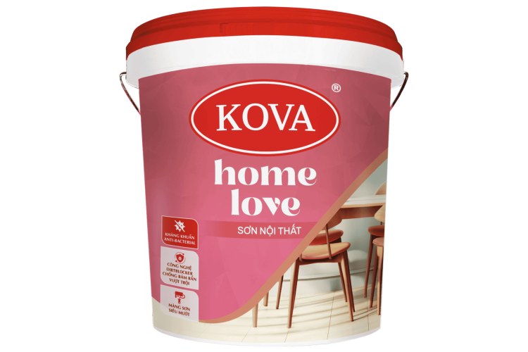 Sơn nội thất cao cấp KOVA Home Love
