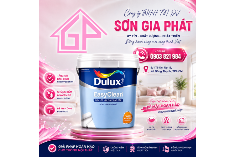 Sơn lót nội thất cao cấp Dulux EasyClean A935