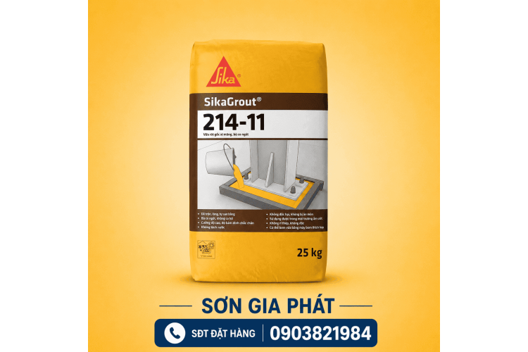 SikaGrout®-214-11 - VỮA RÓT GỐC XI MĂNG