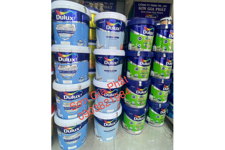 Dulux EasyClean Chống Bám Bẩn Kháng Virus - Bề Mặt Bóng E017B