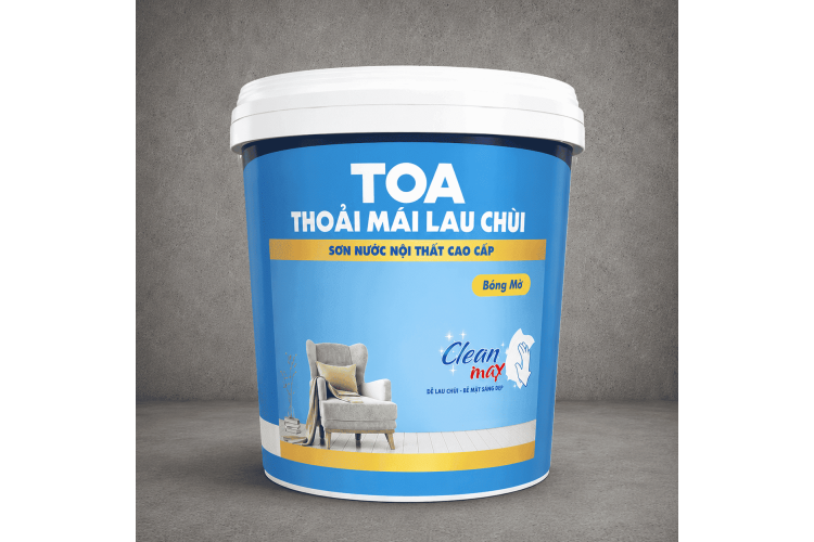 Sơn nội thất cao cấp TOA Thoải Mái Lau Chùi